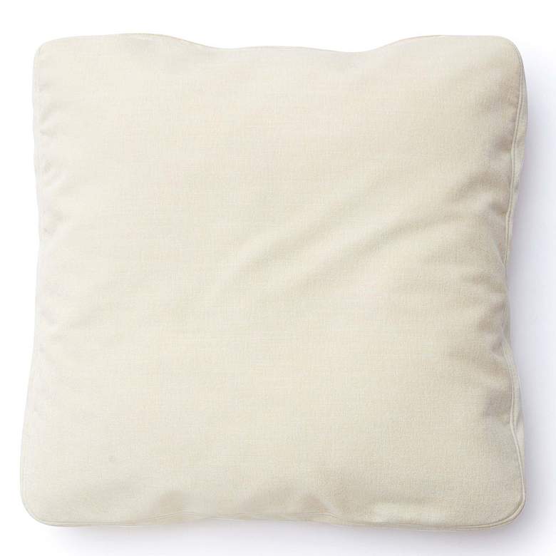 Image 3 Tipsy Cream Fabric 20" Square Floppy Pillow more views