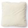 3_Tipsy Cream Fabric 20" Square Floppy Pillow more views