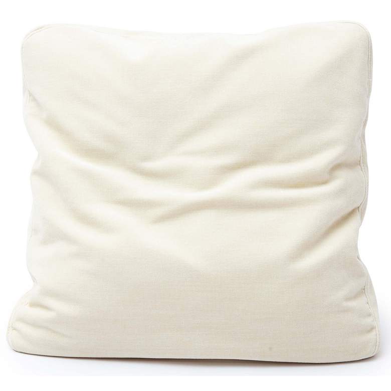 Image 1 Tipsy Cream Fabric 24" Square Floppy Pillow