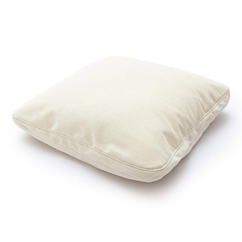 Image 4 Tipsy Cream Fabric 24" Square Floppy Pillow more views