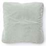 3_Tipsy Mint Green Fabric 24" Square Floppy Pillow more views