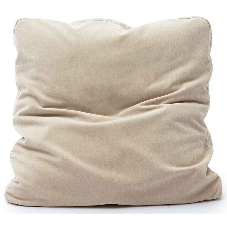 Image 1 Tipsy Taupe Fabric 20" Square Floppy Pillow