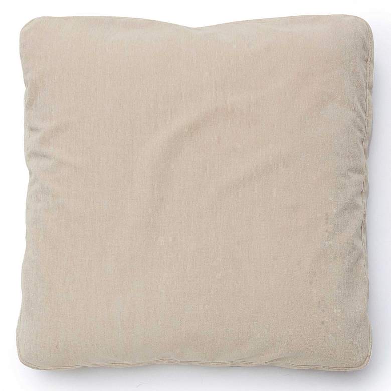 Image 3 Tipsy Taupe Fabric 20" Square Floppy Pillow more views