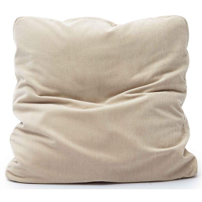 Image 1 Tipsy Taupe Fabric 24" Square Floppy Pillow