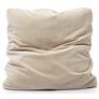 1_Tipsy Taupe Fabric 24" Square Floppy Pillow