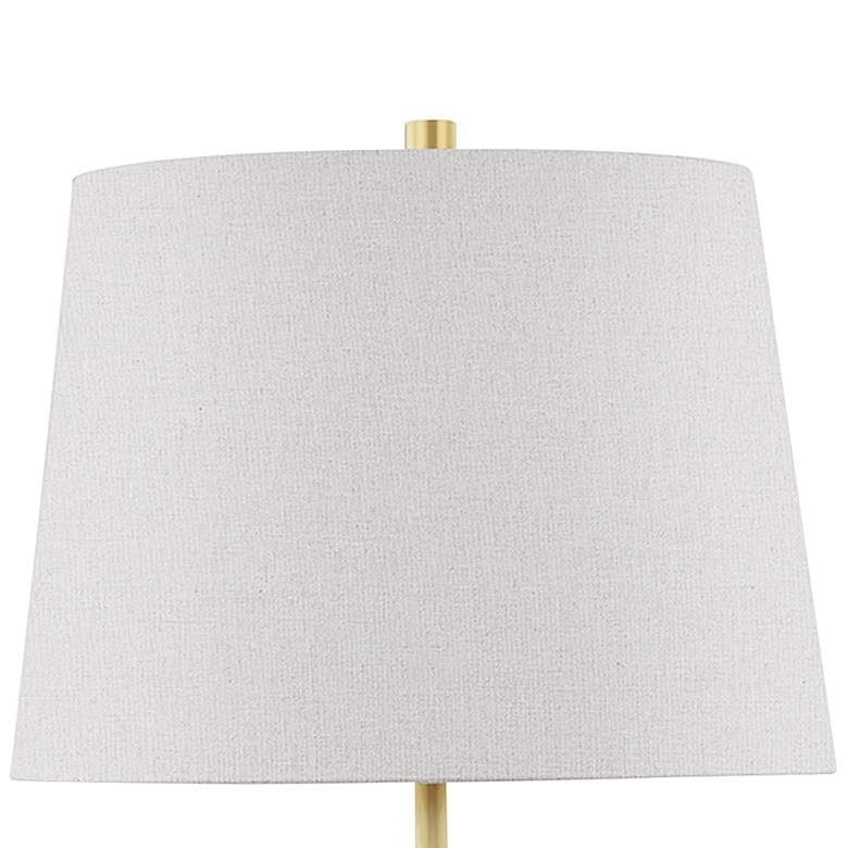 Image 3 Tiptoe 18 1/2"H Black and Charcoal Ceramic Accent Table Lamp more views