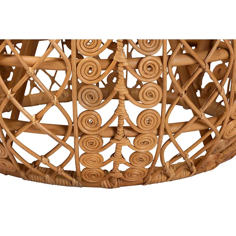 Image 4 Tiramisu 30" Wide Natural Brown Rattan Coffee Table more views
