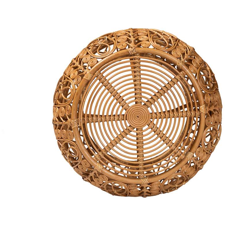 Image 5 Tiramisu 30" Wide Natural Brown Rattan Coffee Table more views