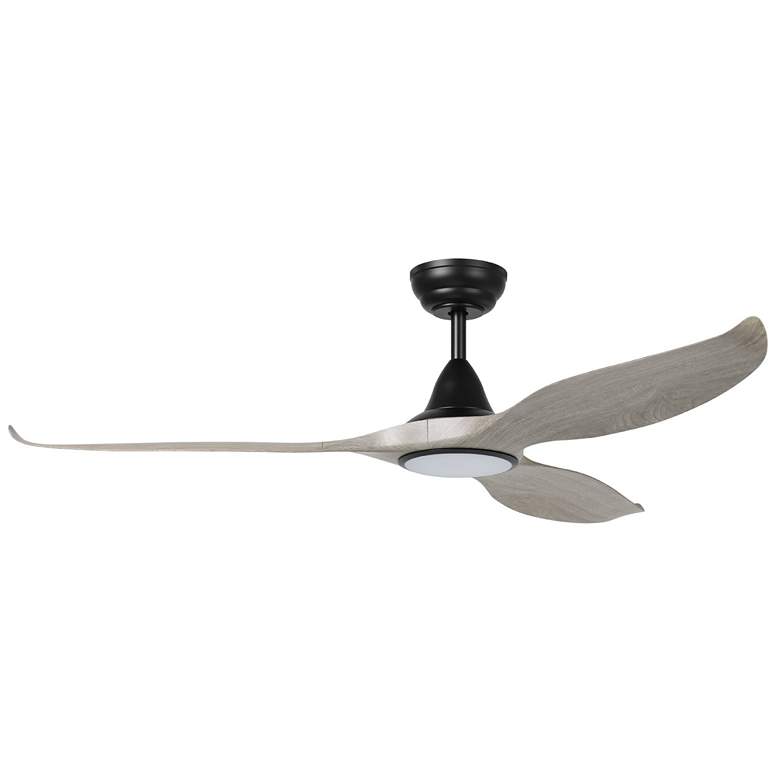 Image 1 Tirol 60" 3-Blade Fan w/ Dimmable LED Light Kit & Remote Driftwood