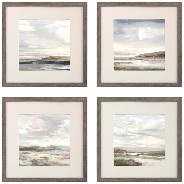 Image 3 Tirwedd I 20" Square 4-Piece Giclee Framed Wall Art Set