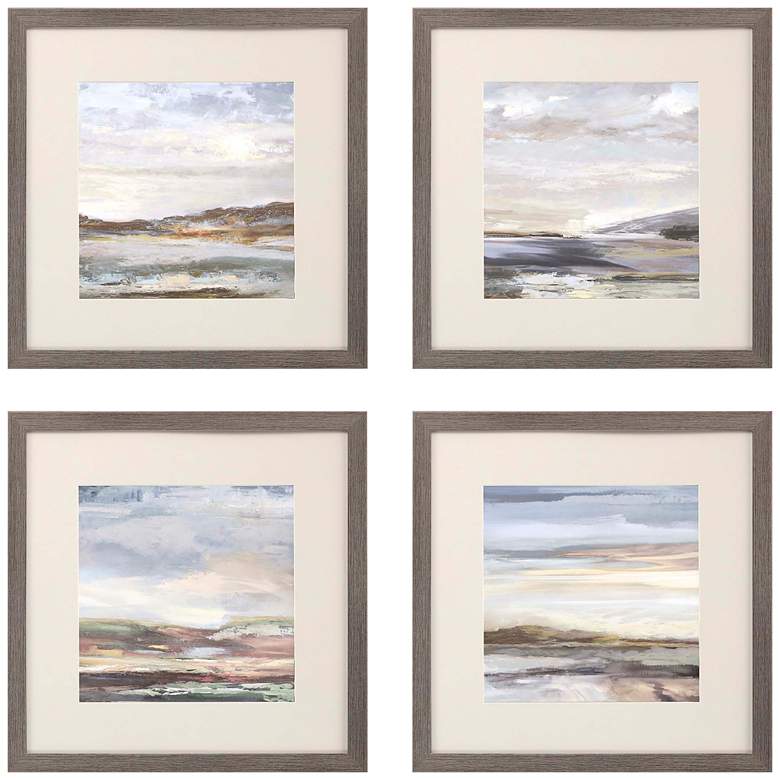 Image 3 Tirwedd II 20" Square 4-Piece Giclee Framed Wall Art Set