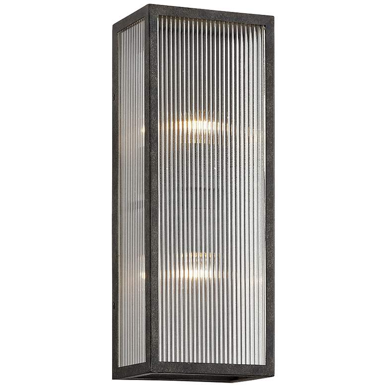 Image 1 Tisoni 17 1/2" High French Iron Outdoor Wall Light