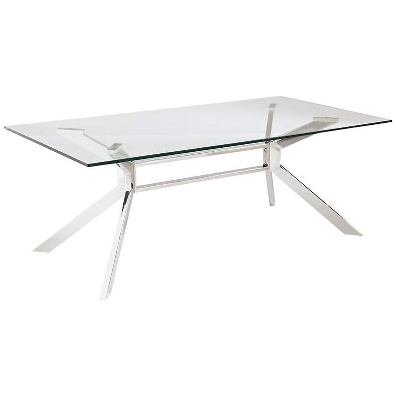 Image 1 Tista Chrome and Glass Coffee Table