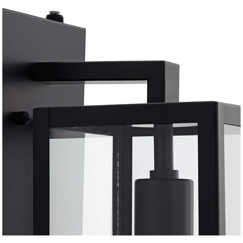 Image 3 Titan 14 inch High Mystic Black Dusk to Dawn Outdoor Wall Light more views