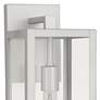 3_Titan 17" High Silver and Glass Outdoor Wall Light more views