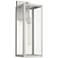 Titan 20" High Mette Silver Outdoor Wall Light