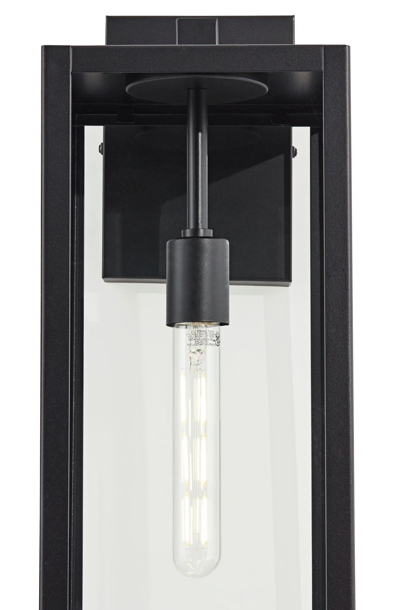 Titan 20" High Mystic Black Outdoor Wall Light Set of 2 135P8