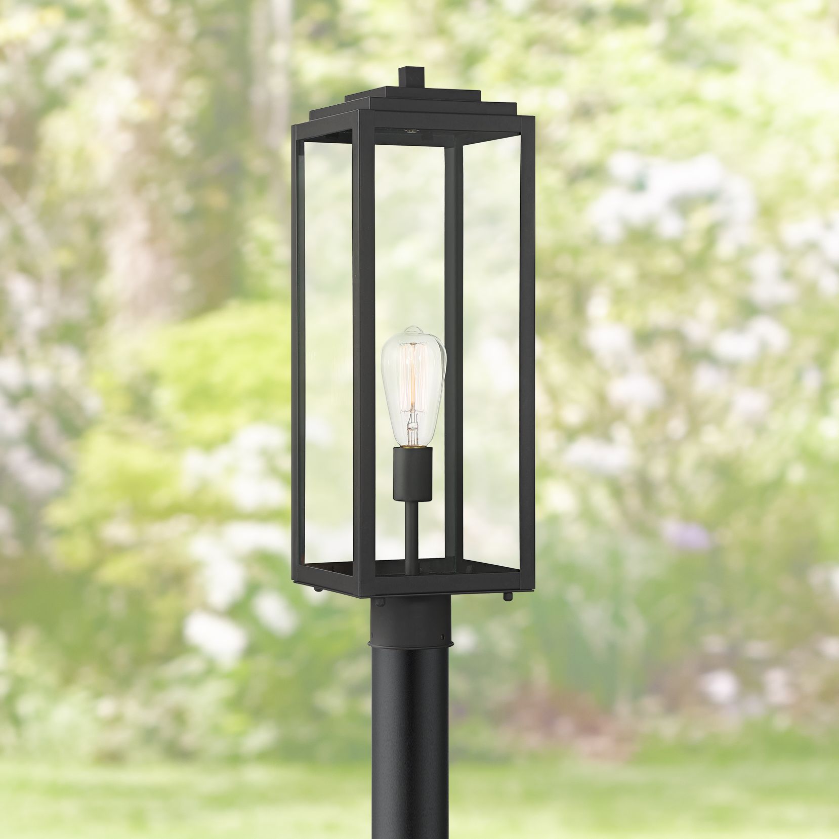 Outdoor post discount lights contemporary