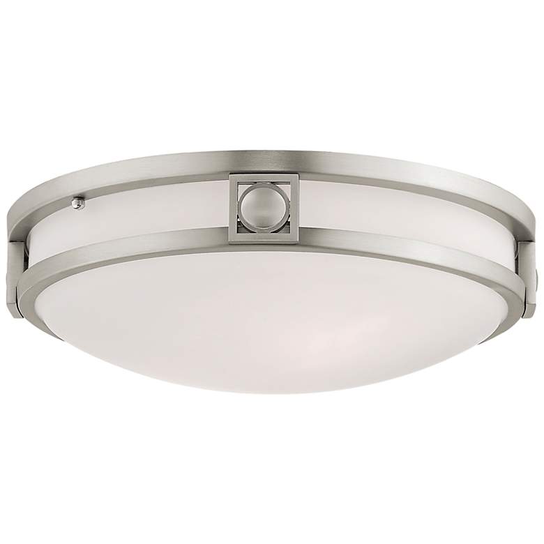 Image 3 Titania 13" Wide Brushed Nickel Ceiling Light