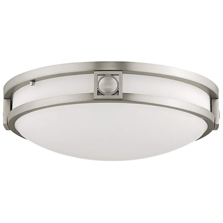 Image 5 Titania 13" Wide Brushed Nickel Ceiling Light more views