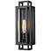 Titania 14" High Matte Black Wall Sconce