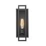 7_Titania 14" High Matte Black Wall Sconce more views