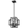 5_Titania 14" Wide Matte Black 4-Light Pendant more views