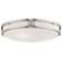 Titania 16" Wide Brushed Nickel Bowl Ceiling Light