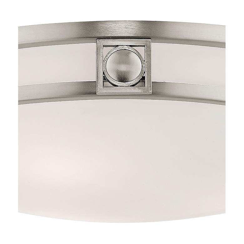 Image 4 Titania 16" Wide Brushed Nickel Bowl Ceiling Light more views