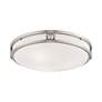 5_Titania 16" Wide Brushed Nickel Bowl Ceiling Light more views