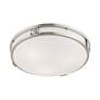 6_Titania 16" Wide Brushed Nickel Bowl Ceiling Light more views