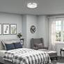 7_Titania 16" Wide Brushed Nickel Bowl Ceiling Light more views