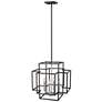5_Titania 18" Wide Black and Brushed Nickel 4-Light Pendant more views
