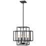2_Titania 18" Wide Matte Black 4-Light Pendant