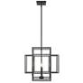 5_Titania 18" Wide Matte Black 4-Light Pendant more views