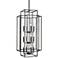 Titania 20" Wide Matte Black 12-Light Geometric Pendant
