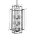 Titania 20" Wide Matte Black 12-Light Geometric Pendant
