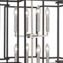 3_Titania 22" Wide Black and Brushed Nickel 8-Light Pendant more views