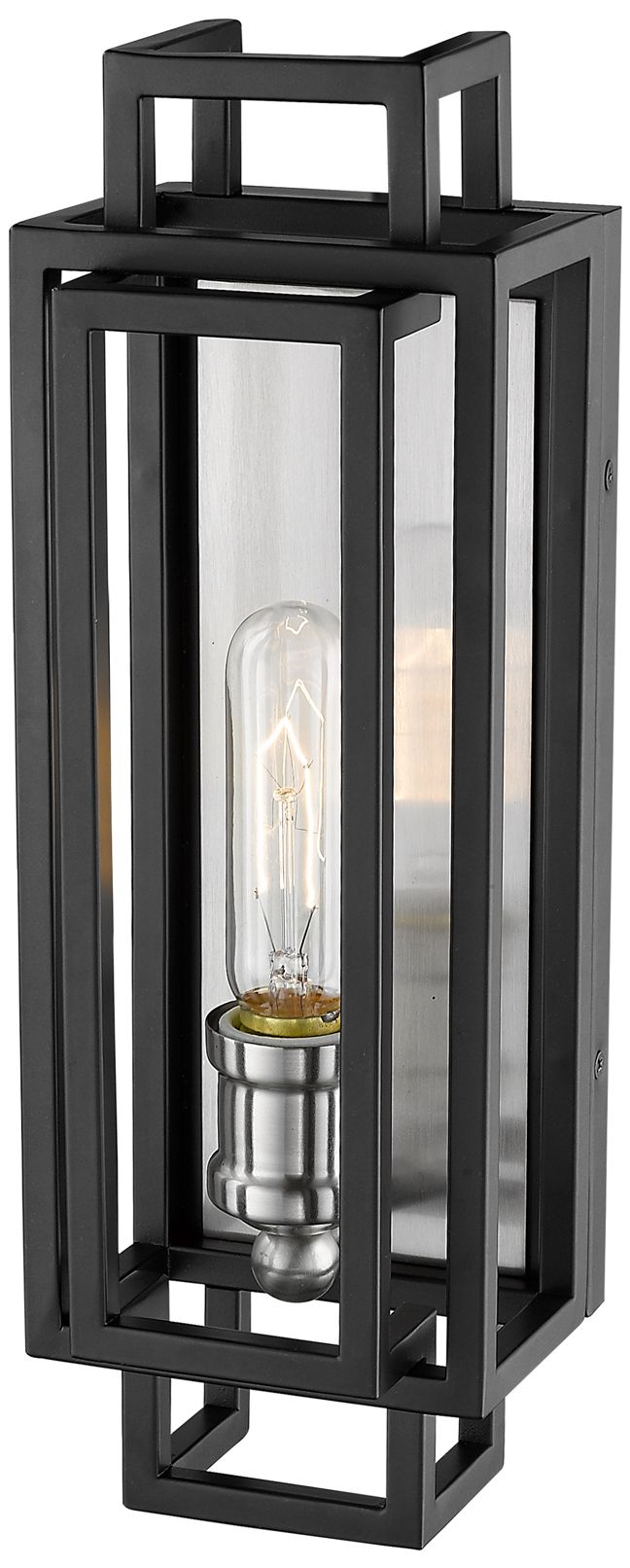 Image 3 Titania by Z-Lite Black + Brushed Nickel 4.75 inch 1 Light Wall Sconce more views