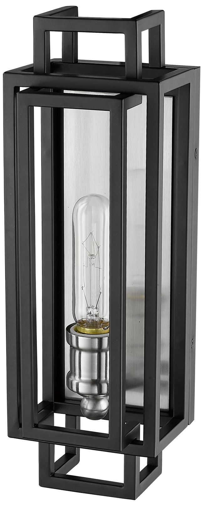 Image 6 Titania by Z-Lite Black + Brushed Nickel 4.75 inch 1 Light Wall Sconce more views