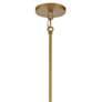 Titans Trace 24"W Sand Coal And Painted Honey Gold 6-Light Chandelier