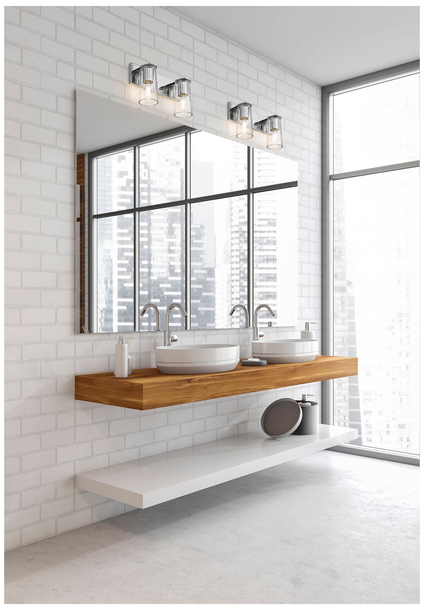 Image 5 Titus by Z-Lite Chrome 16 inch 2 Light Vanity more views