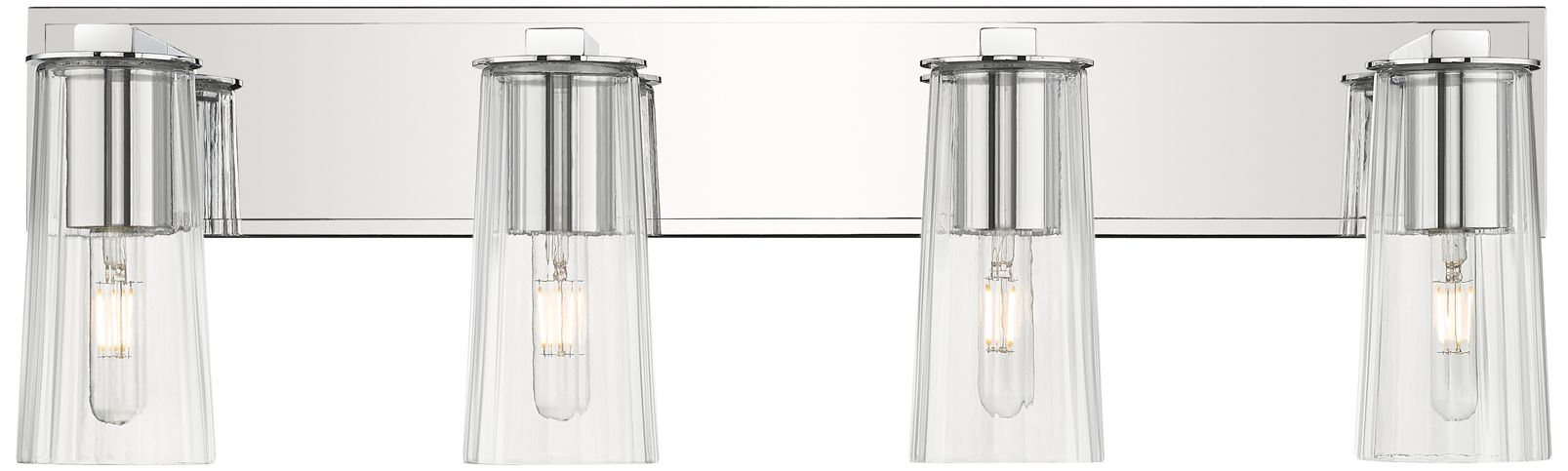 Image 6 Titus by Z-Lite Chrome 32 inch 4 Light Vanity more views