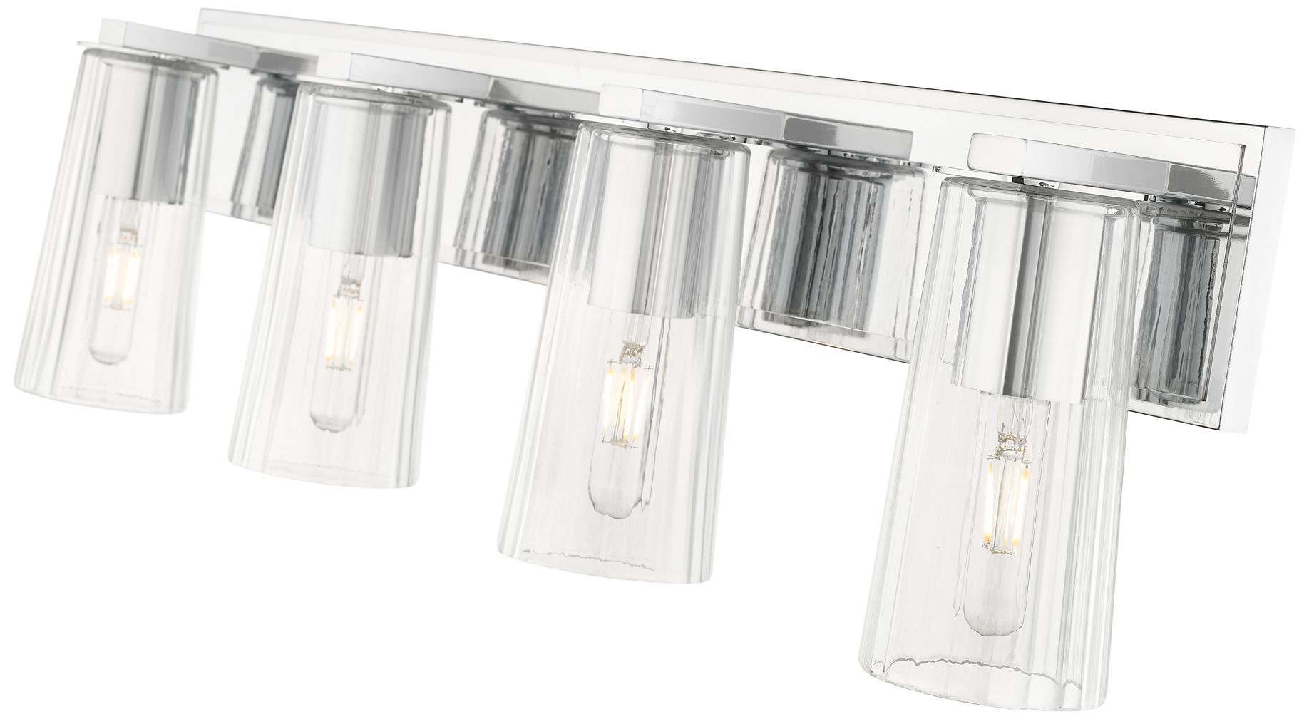 Image 7 Titus by Z-Lite Chrome 32 inch 4 Light Vanity more views