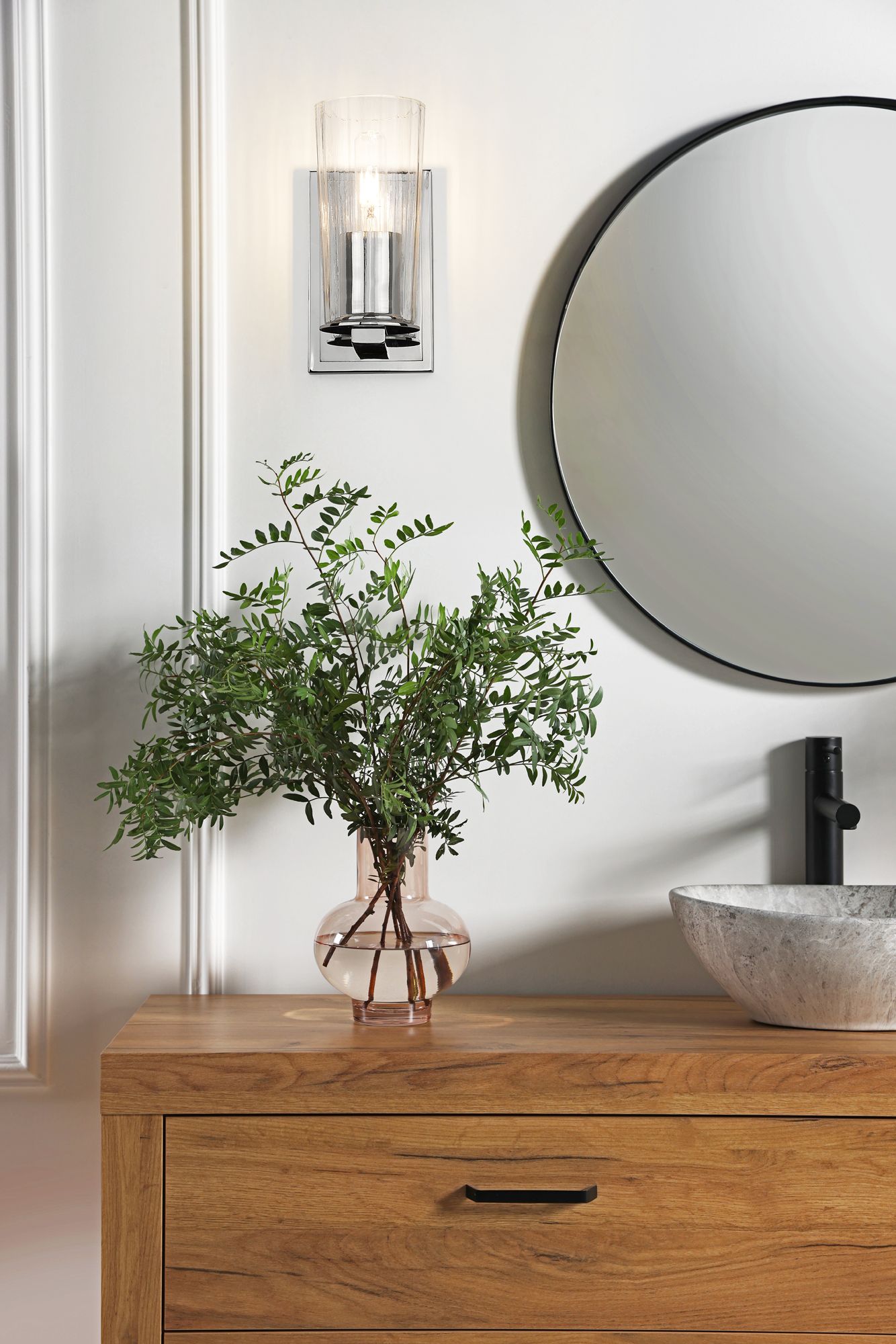 Image 3 Titus by Z-Lite Chrome 4.5 inch 1 Light Wall Sconce more views