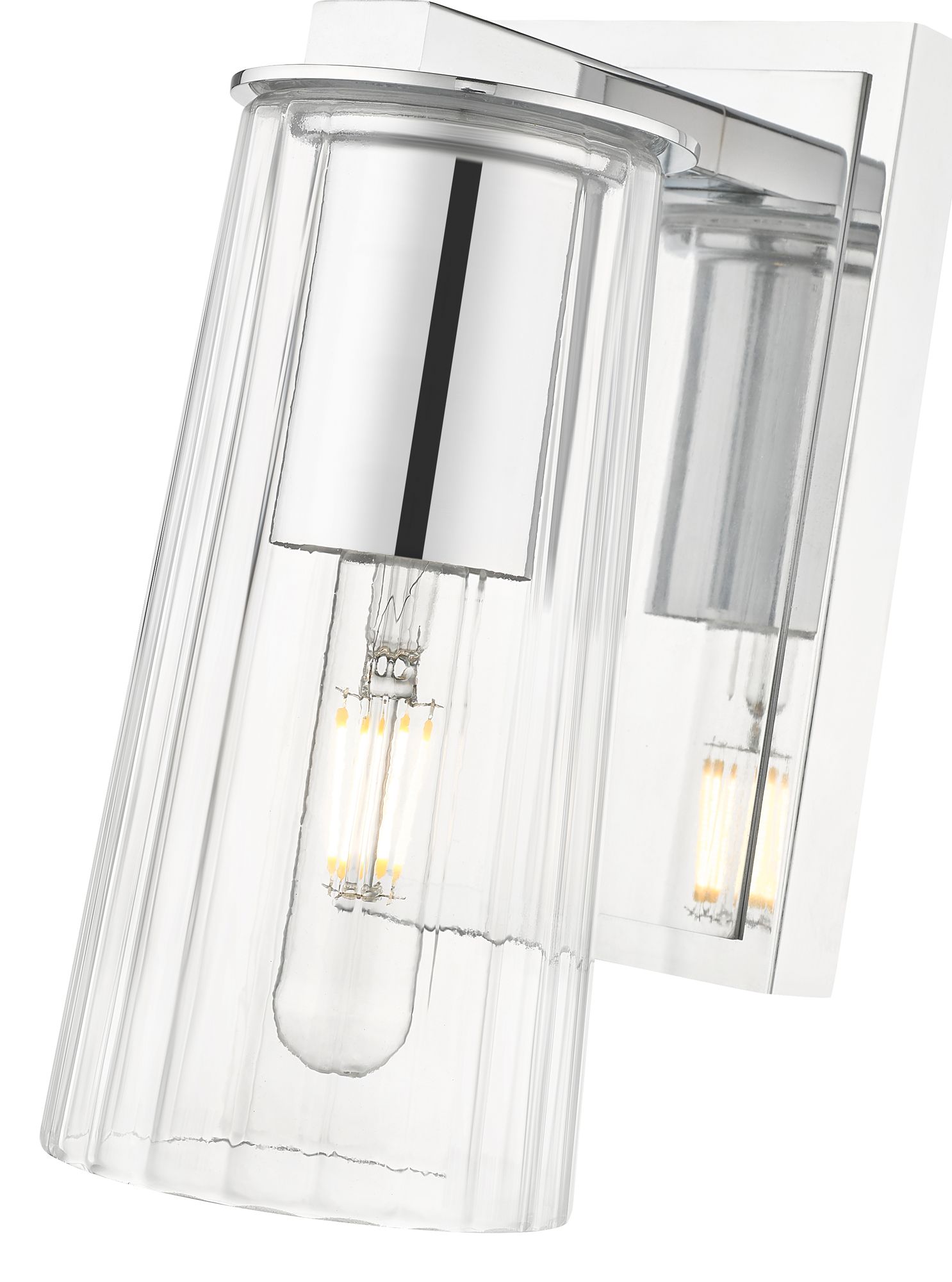 Image 7 Titus by Z-Lite Chrome 4.5 inch 1 Light Wall Sconce more views