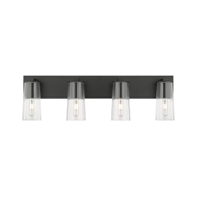 Image 5 Titus by Z-Lite Matte Black 32 inch 4 Light Vanity more views