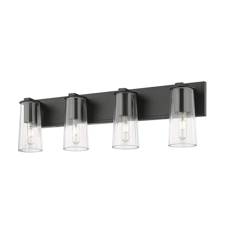 Image 7 Titus by Z-Lite Matte Black 32 inch 4 Light Vanity more views
