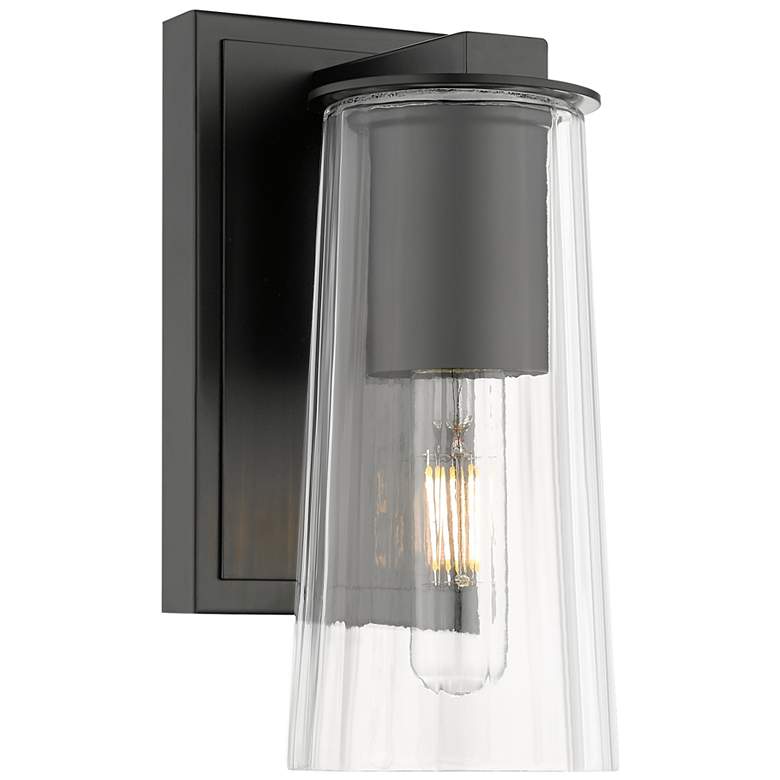 Image 1 Titus by Z-Lite Matte Black 4.5 inch 1 Light Wall Sconce