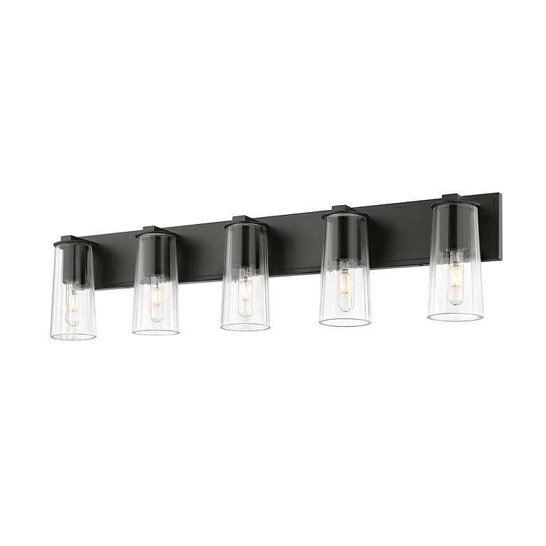 Image 5 Titus by Z-Lite Matte Black 40 inch 5 Light Vanity more views